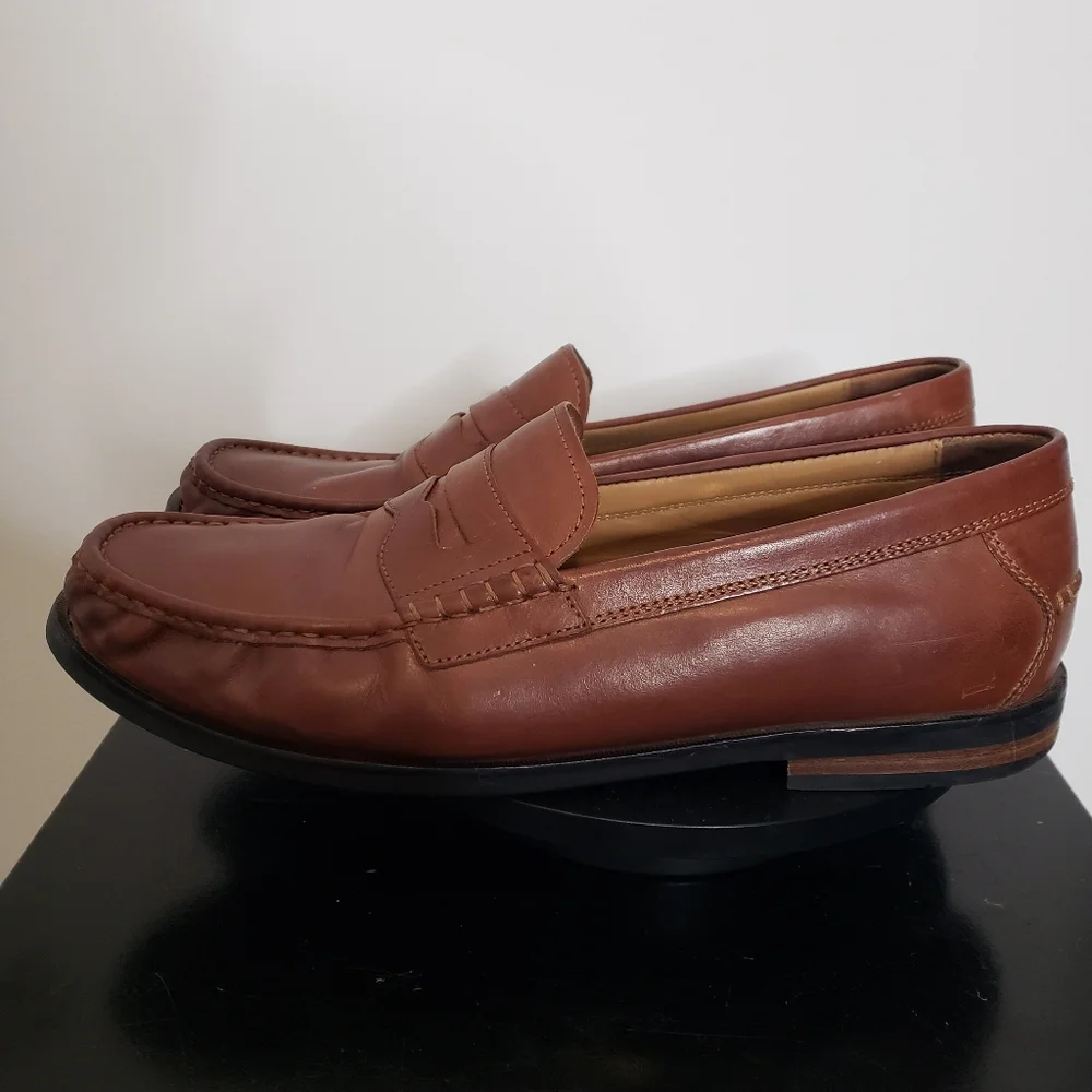 Cole Haan Pinch Maine Classic Penny Loafer Mens 11.5M Brown Leather Shoes C23845